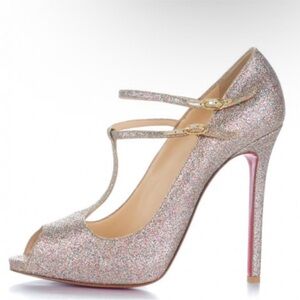 Christian Louboutin T Double Glitter mini 120 mm
RETAIL 895